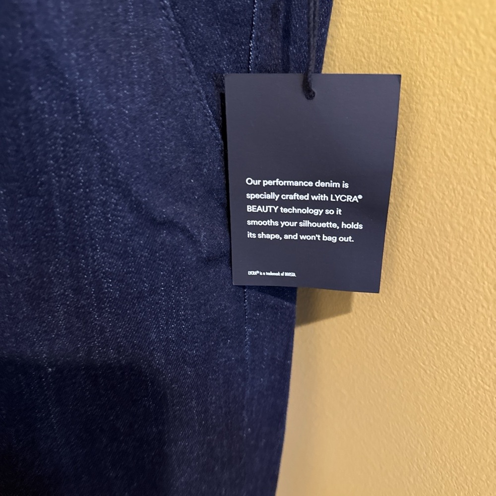 Ann Taylor High Rise Dark Indigo Jeans - Picture 3 of 4